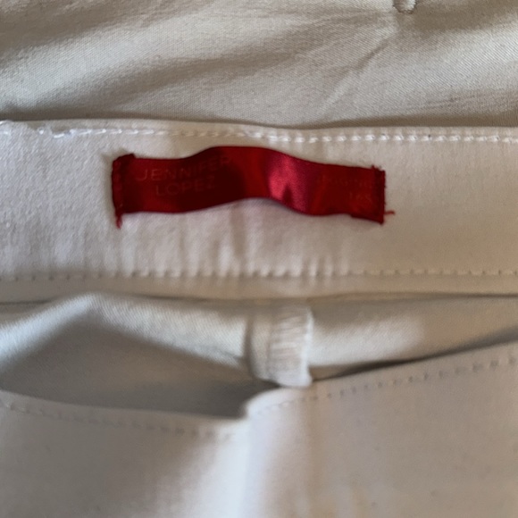 Jennifer Lopez white jeggings sz 16S - Picture 2 of 5